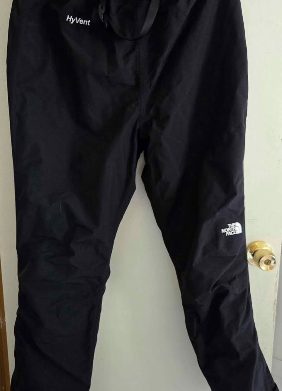 The North Face Black Waterproof Rain Pants Mens L